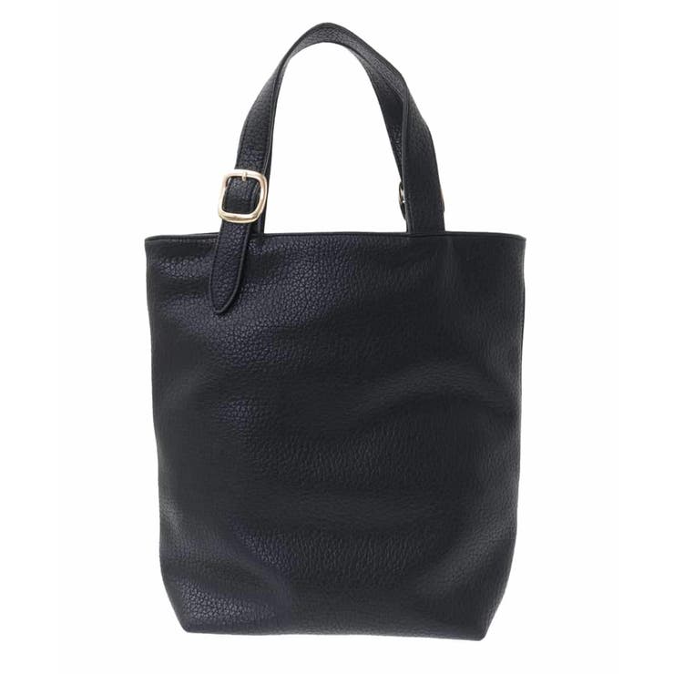 ブラック | [2WAY]合成皮革バケットトートバッグ | MK MICHEL KLEIN BAG