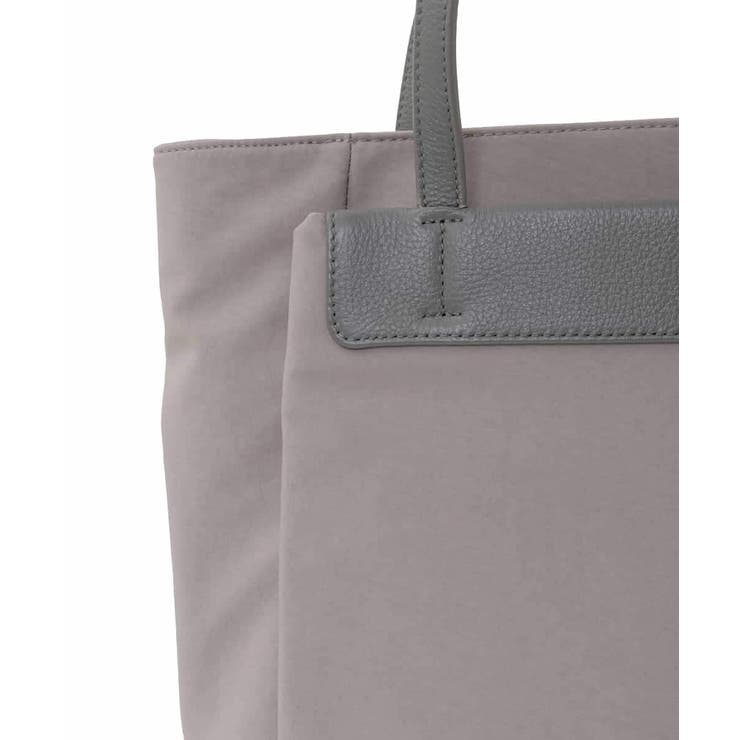 [A4収納可]異素材ジョイントスクエアトートバッグ | MK MICHEL KLEIN BAG | 詳細画像12 