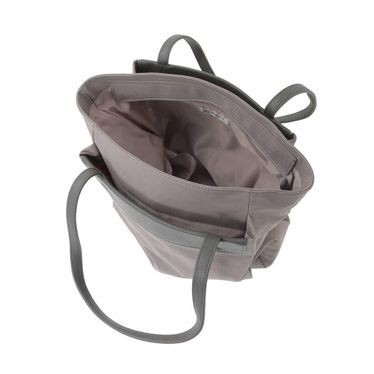 [A4収納可]異素材ジョイントスクエアトートバッグ | MK MICHEL KLEIN BAG | 詳細画像14 