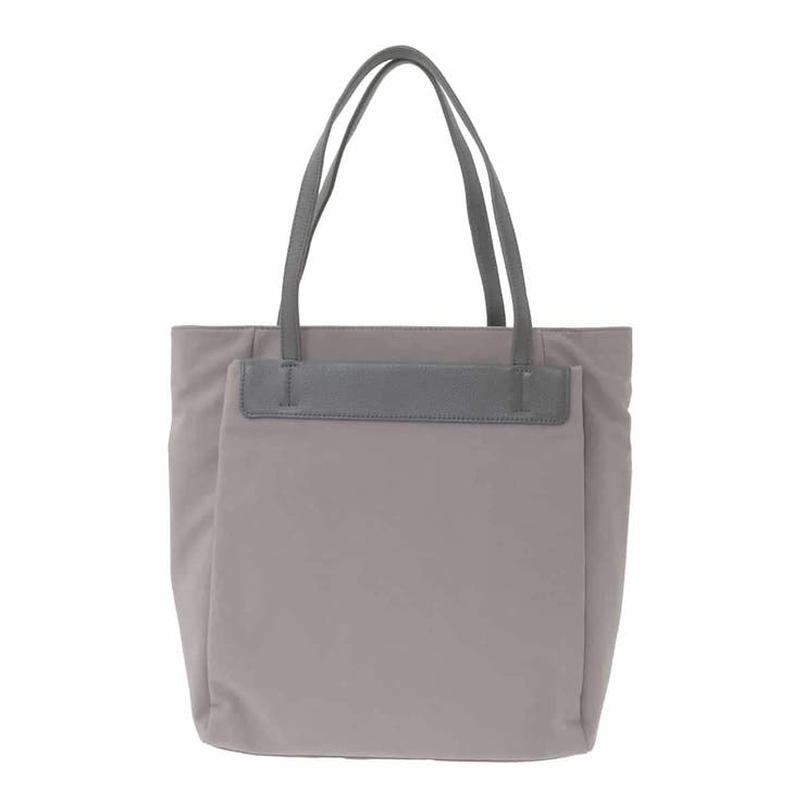 グレー | [A4収納可]異素材ジョイントスクエアトートバッグ | MK MICHEL KLEIN BAG