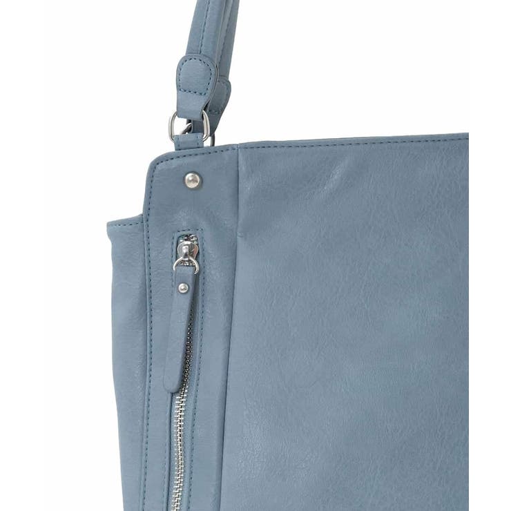 [2WAY/A4収納可]ジップデザインスクエアトートバッグ | MK MICHEL KLEIN BAG | 詳細画像12 