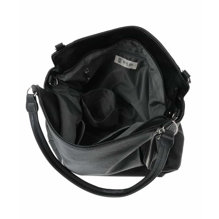 [2WAY/A4収納可]ジップデザインスクエアトートバッグ | MK MICHEL KLEIN BAG | 詳細画像16 