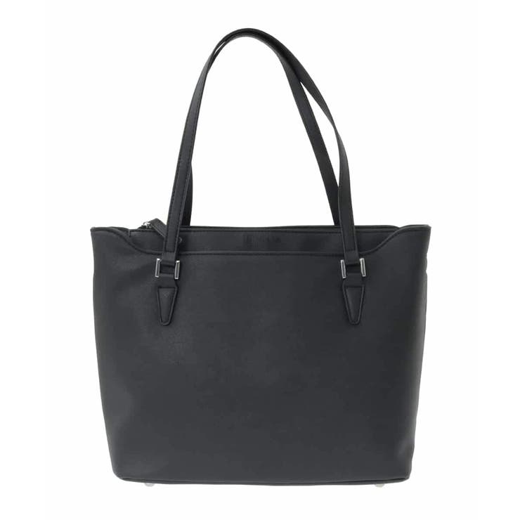 ブラック | [2WAY]合成皮革切り替えデザイントートバッグ | MK MICHEL KLEIN BAG