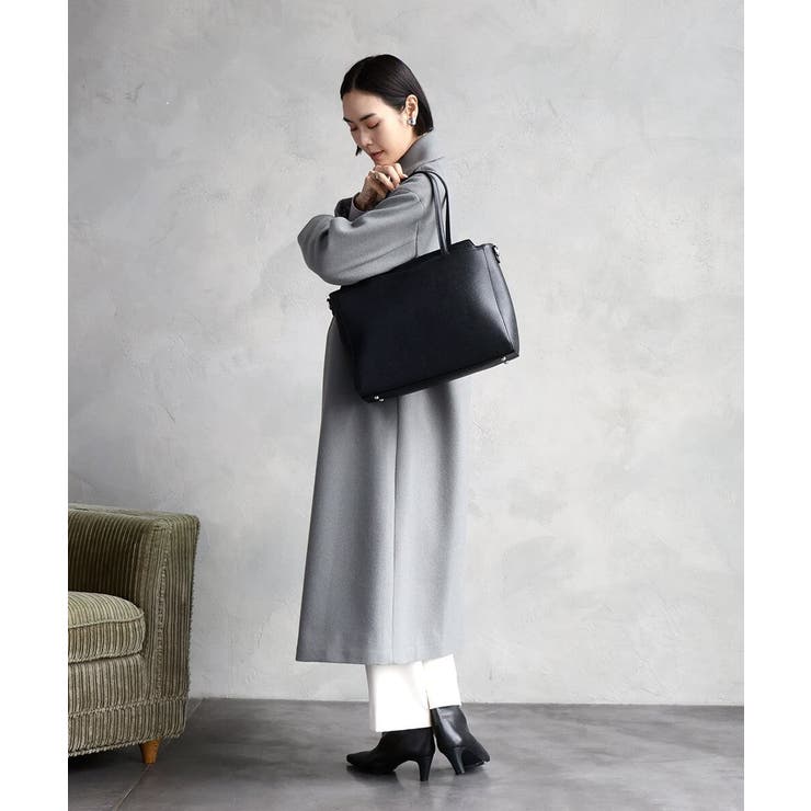 [2WAY/A4収納]5層構造マイクロファイバートートバッグ | MK MICHEL KLEIN BAG | 詳細画像19 