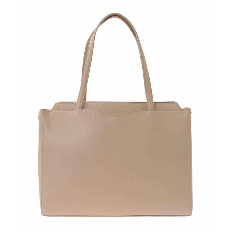 ベージュ | [2WAY/A4収納]5層構造マイクロファイバートートバッグ | MK MICHEL KLEIN BAG