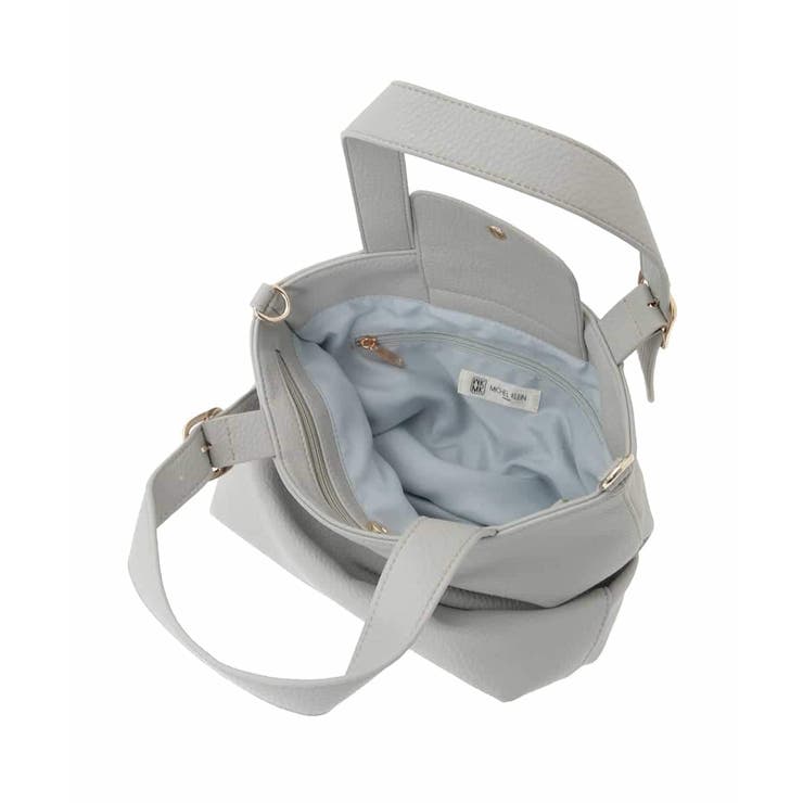 [2WAY]合成皮革バケットデザイントートバッグ | MK MICHEL KLEIN BAG | 詳細画像2 