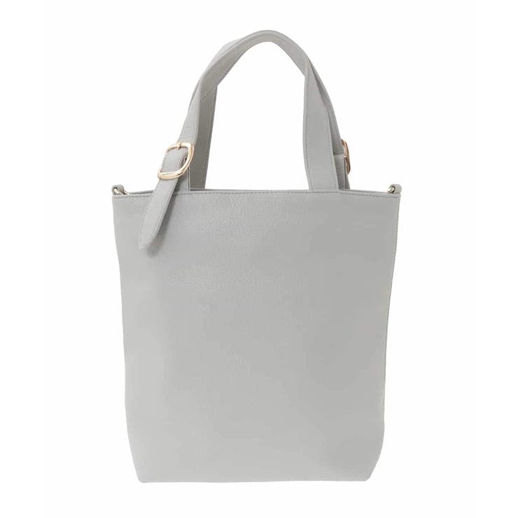 ライトグレー | [2WAY]合成皮革バケットデザイントートバッグ | MK MICHEL KLEIN BAG