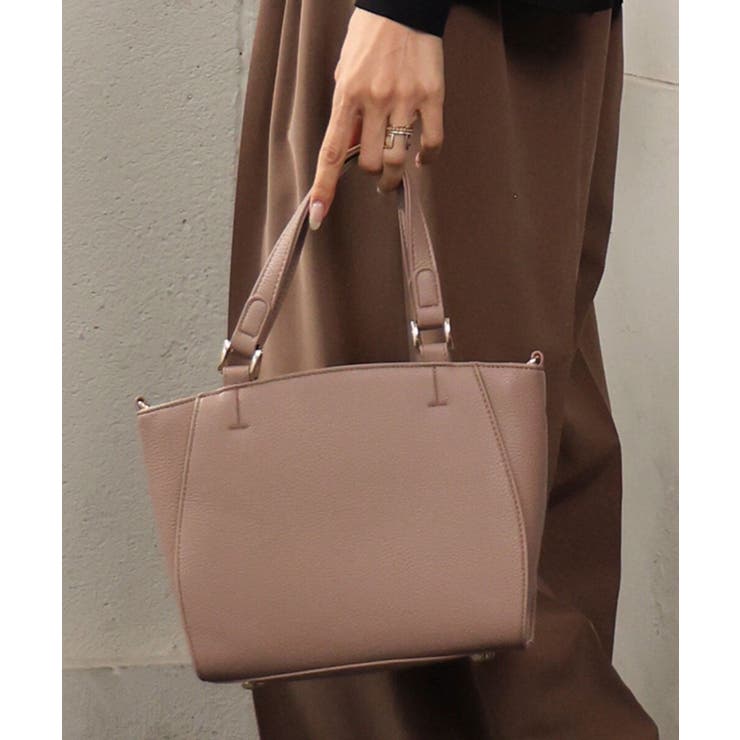 [2WAY]合成皮革スクエアミニトートバッグ | MK MICHEL KLEIN BAG | 詳細画像1 