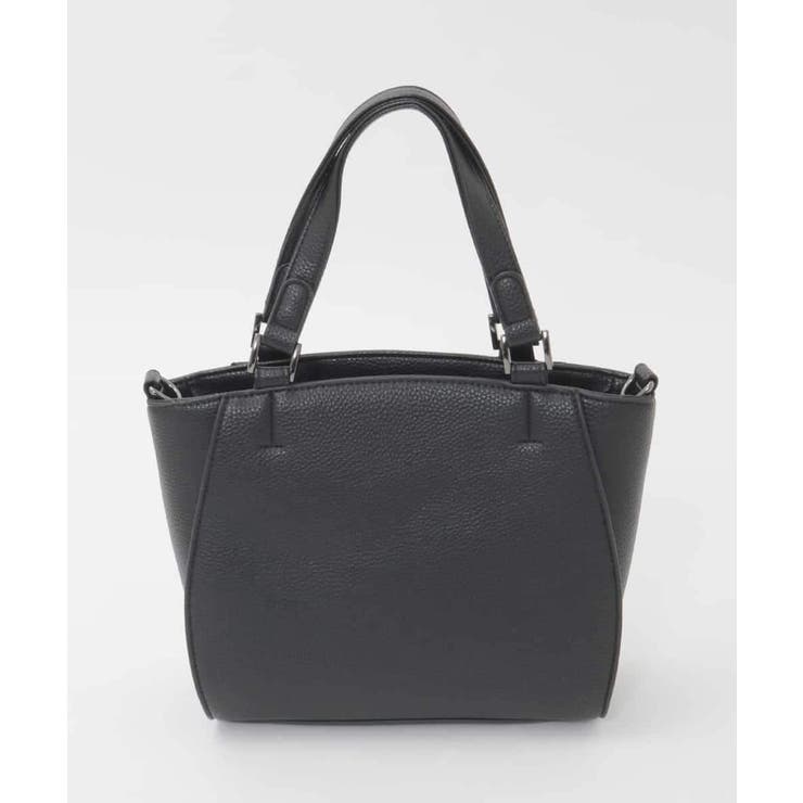 ブラック | [2WAY]合成皮革スクエアミニトートバッグ | MK MICHEL KLEIN BAG