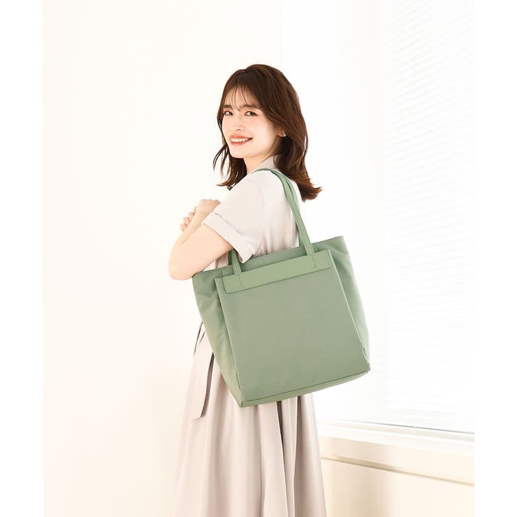 異素材ジョイントスクエアトートバッグ | MK MICHEL KLEIN BAG | 詳細画像1 