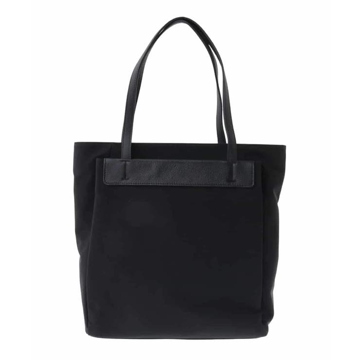 ブラック | 異素材ジョイントスクエアトートバッグ | MK MICHEL KLEIN BAG