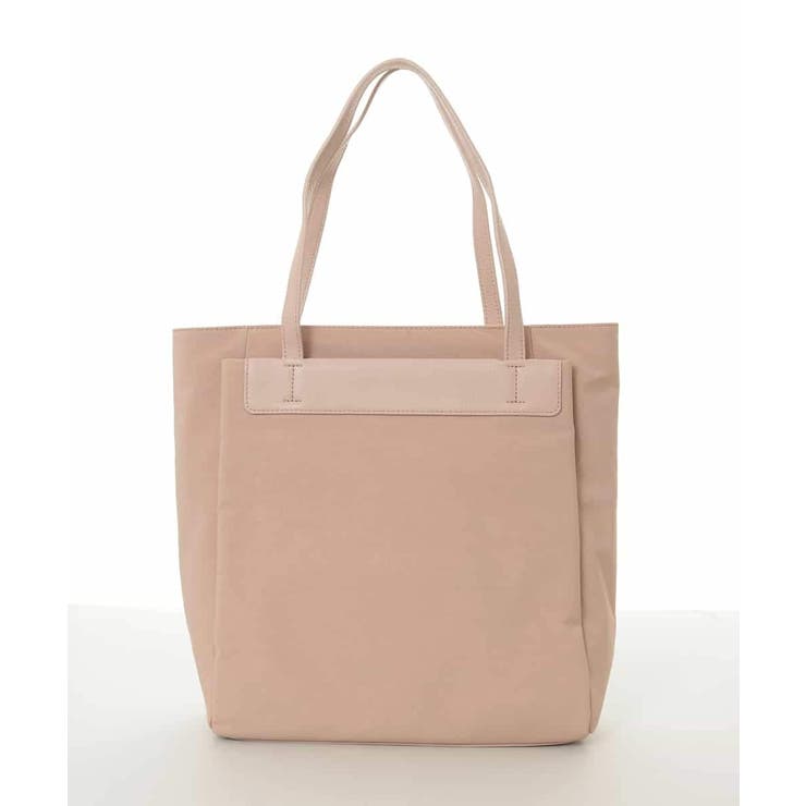 ベージュ | [A4収納可]異素材ジョイントスクエアトートバッグ | MK MICHEL KLEIN BAG