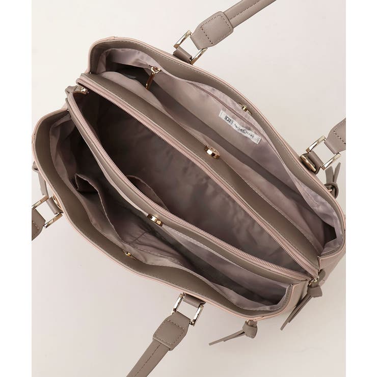 [A4収納可/2WAY]サイドジップデザイントートバッグ | MK MICHEL KLEIN BAG | 詳細画像14 