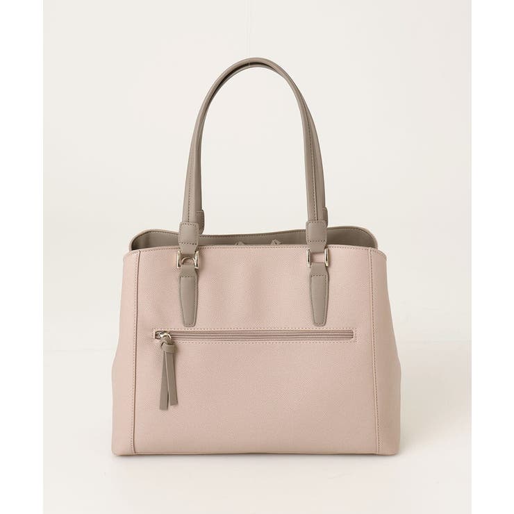 [A4収納可/2WAY]サイドジップデザイントートバッグ | MK MICHEL KLEIN BAG | 詳細画像4 