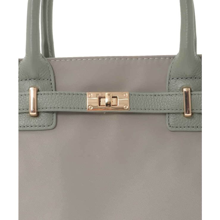 [2WAY/撥水加工]異素材ベルトデザインスクエアバッグ | MK MICHEL KLEIN BAG | 詳細画像12 