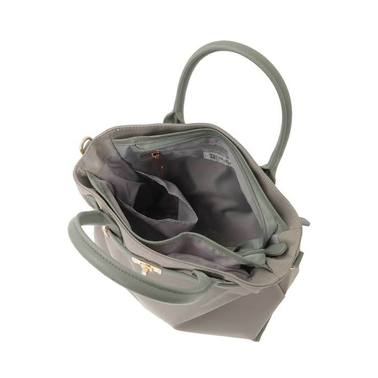 [2WAY/撥水加工]異素材ベルトデザインスクエアバッグ | MK MICHEL KLEIN BAG | 詳細画像13 