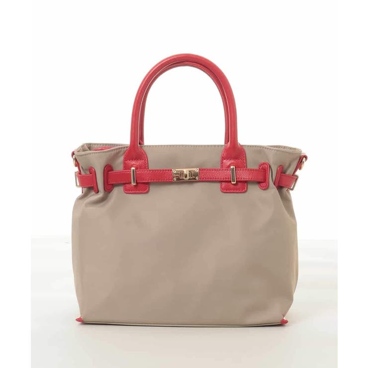 [2WAY/撥水加工]異素材ベルトデザインスクエアバッグ | MK MICHEL KLEIN BAG | 詳細画像2 