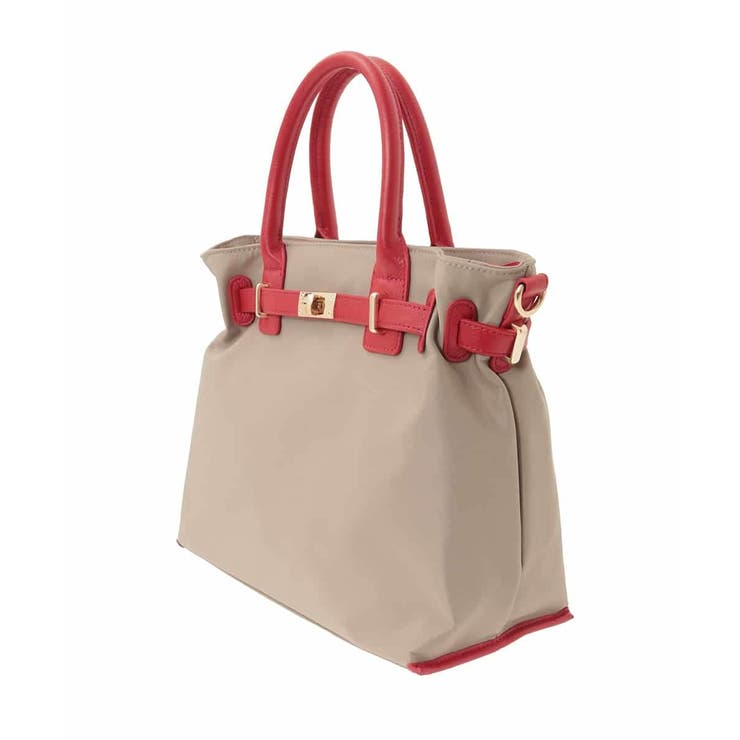 [2WAY/撥水加工]異素材ベルトデザインスクエアバッグ | MK MICHEL KLEIN BAG | 詳細画像4 