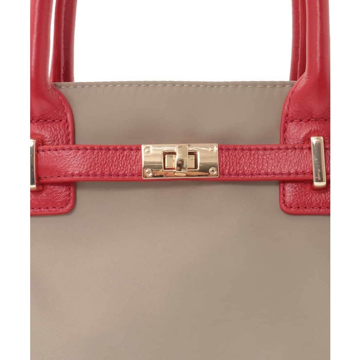 [2WAY/撥水加工]異素材ベルトデザインスクエアバッグ | MK MICHEL KLEIN BAG | 詳細画像7 