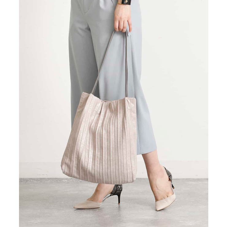 再入荷アイテム プリーツトートバッグ[品番：ITKW0001082]｜MK MICHEL KLEIN BAG バッグ