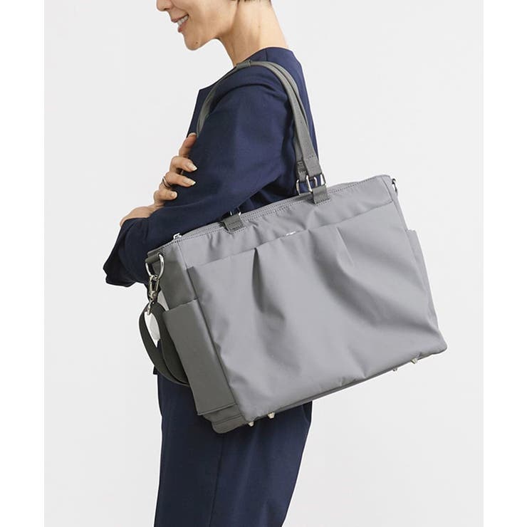 [AGS搭載/A4収納可]機能性スクエアトートバッグ | MK MICHEL KLEIN BAG | 詳細画像15 