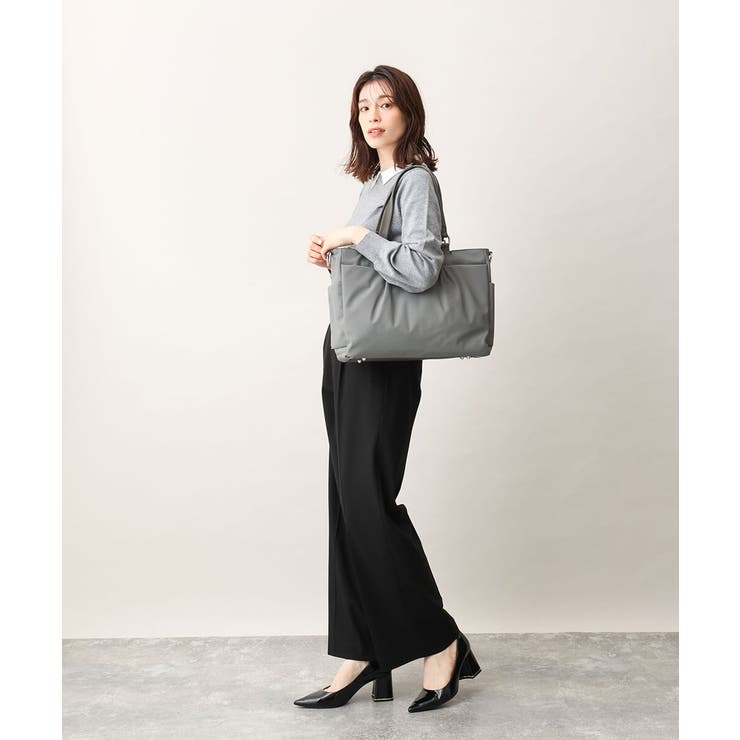 [AGS搭載/A4収納可]機能性スクエアトートバッグ | MK MICHEL KLEIN BAG | 詳細画像17 