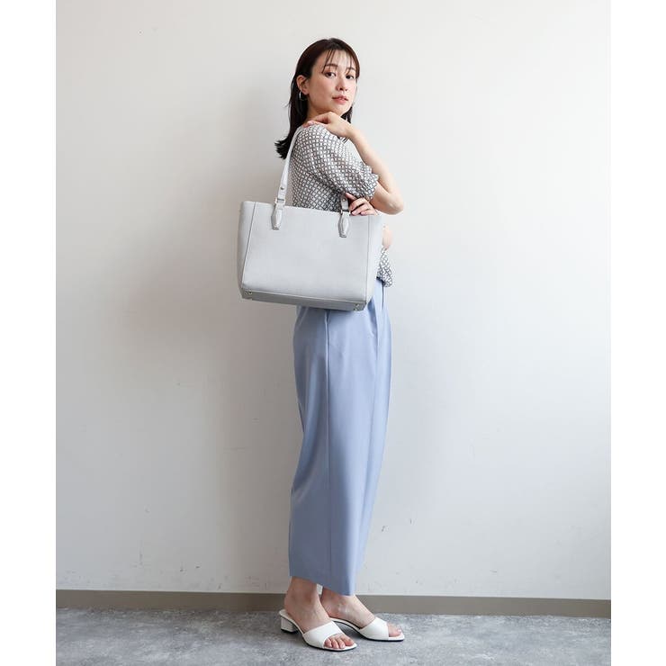[2WAY/A4収納可]合成皮革エンボスビジネストート | MK MICHEL KLEIN BAG | 詳細画像18 