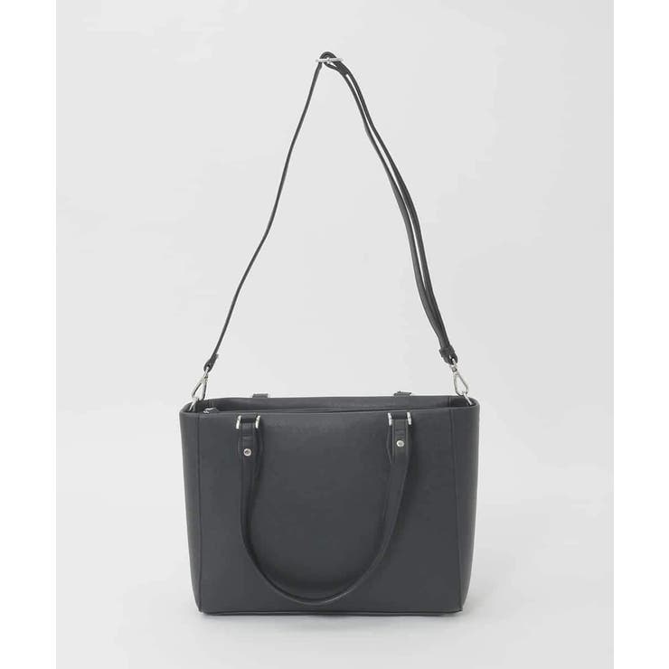 [2WAY/A4収納可]合成皮革エンボスビジネストート | MK MICHEL KLEIN BAG | 詳細画像4 