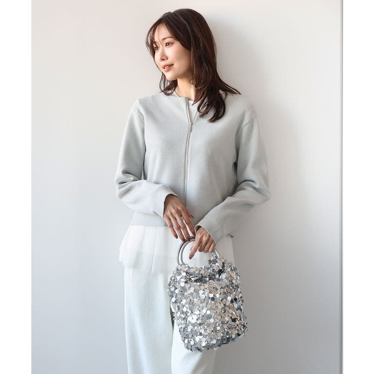 [2WAY]リングハンドルスパンコールバッグ | MK MICHEL KLEIN BAG | 詳細画像1 