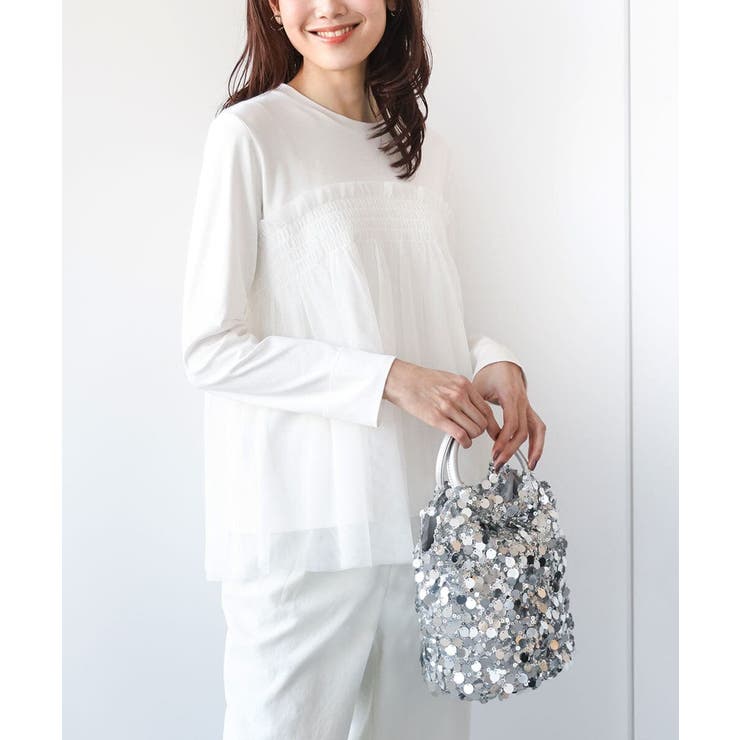 [2WAY]リングハンドルスパンコールバッグ | MK MICHEL KLEIN BAG | 詳細画像18 