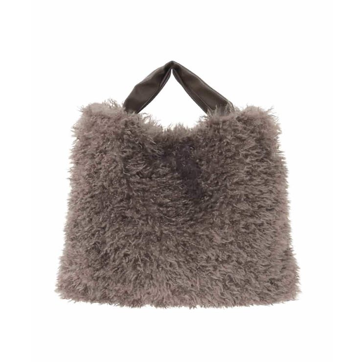 [2WAY]ファーショルダースクエアデザインバッグ | MK MICHEL KLEIN BAG | 詳細画像3 