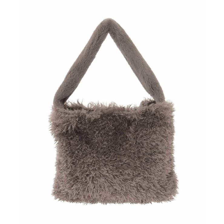 [2WAY]ファーショルダースクエアデザインバッグ | MK MICHEL KLEIN BAG | 詳細画像4 