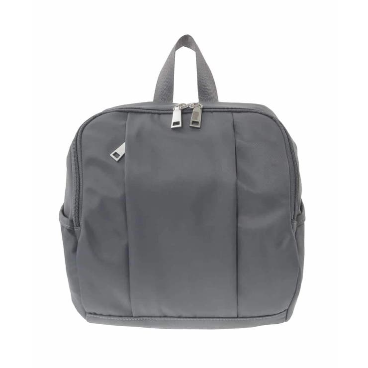 グレー | [撥水]フロントタックデザインミニリュック | MK MICHEL KLEIN BAG