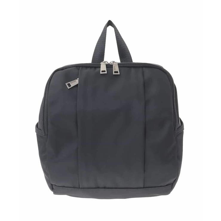 ブラック | [撥水]フロントタックデザインミニリュック | MK MICHEL KLEIN BAG