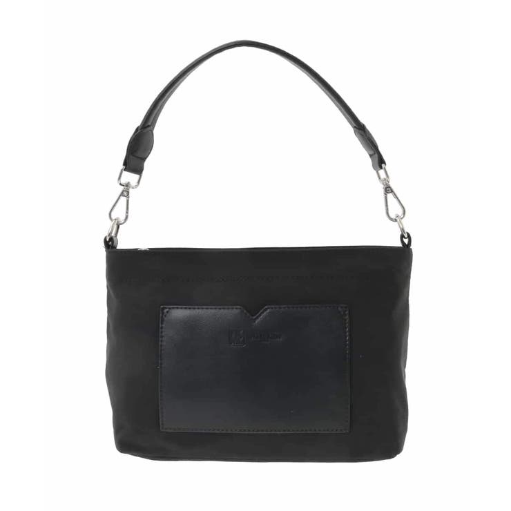 ブラック | [2WAY]異素材ポケットコンパクトデザインバッグ | MK MICHEL KLEIN BAG