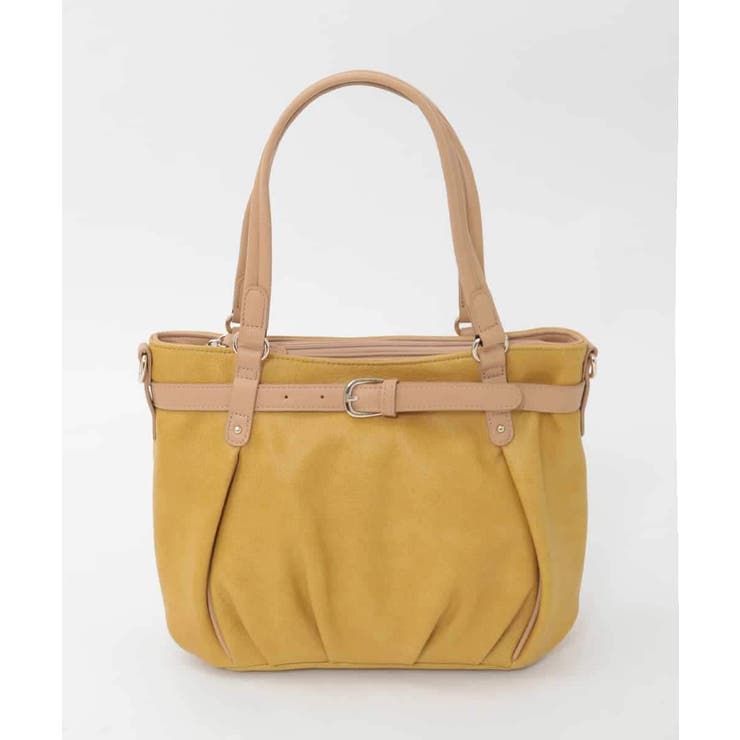 [2WAY]フロントベルトタックデザイントートバッグ | MK MICHEL KLEIN BAG | 詳細画像1 