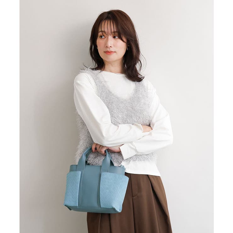 [2WAY]イントレチャートデザインミニトート | MK MICHEL KLEIN BAG | 詳細画像16 