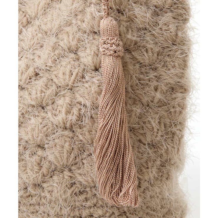 [軽量]タッセル付きニットバッグ | MK MICHEL KLEIN BAG | 詳細画像12 