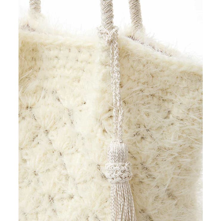 [軽量]タッセル付きニットバッグ | MK MICHEL KLEIN BAG | 詳細画像14 