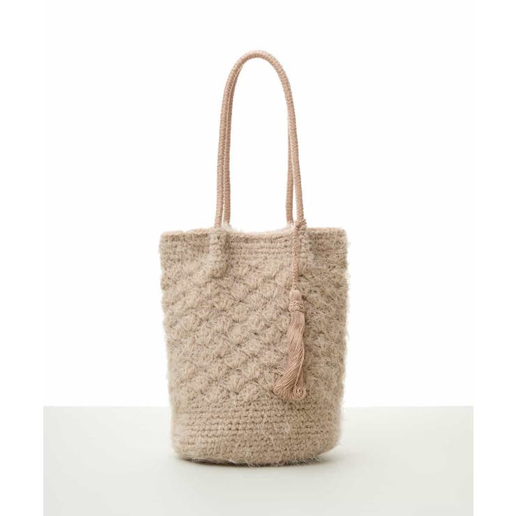 [軽量]タッセル付きニットバッグ | MK MICHEL KLEIN BAG | 詳細画像6 
