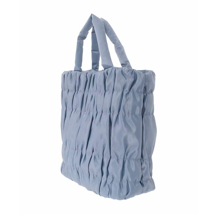 [A4収納可/300g以下の軽量]ギャザーデザインナイロントートバッグ | MK MICHEL KLEIN BAG | 詳細画像4 