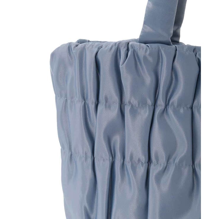 [A4収納可/300g以下の軽量]ギャザーデザインナイロントートバッグ | MK MICHEL KLEIN BAG | 詳細画像6 