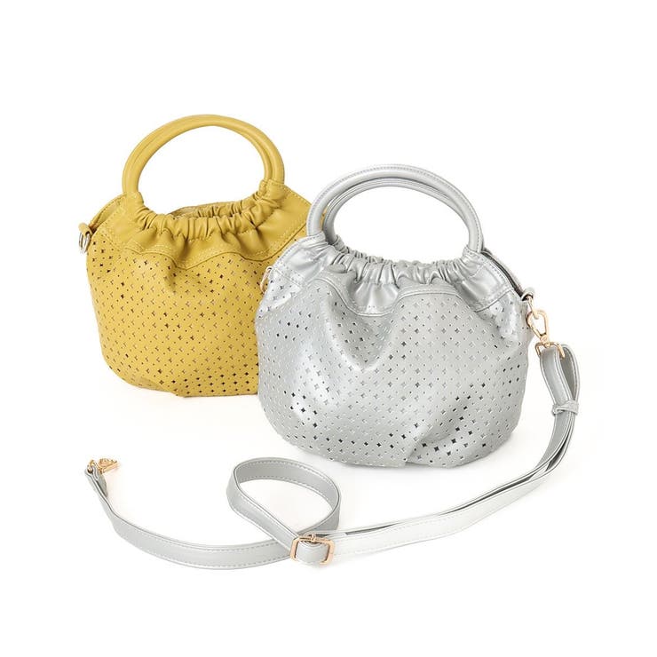 [2WAY]パンチングデザインラウンドミニバッグ | MK MICHEL KLEIN BAG | 詳細画像17 