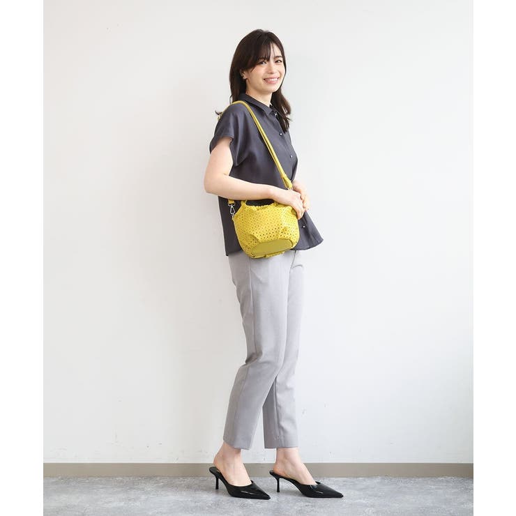 [2WAY]パンチングデザインラウンドミニバッグ | MK MICHEL KLEIN BAG | 詳細画像18 