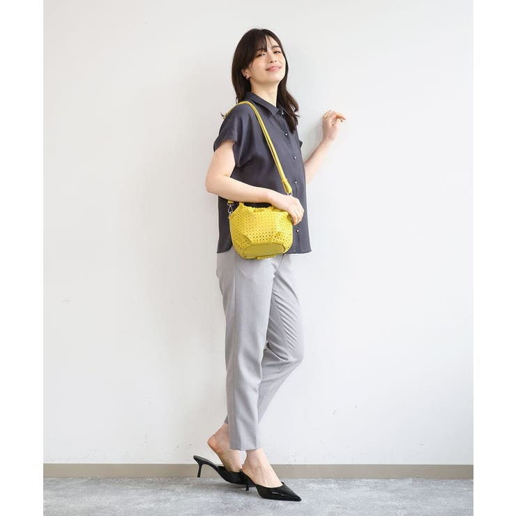 [2WAY]パンチングデザインラウンドミニバッグ | MK MICHEL KLEIN BAG | 詳細画像19 