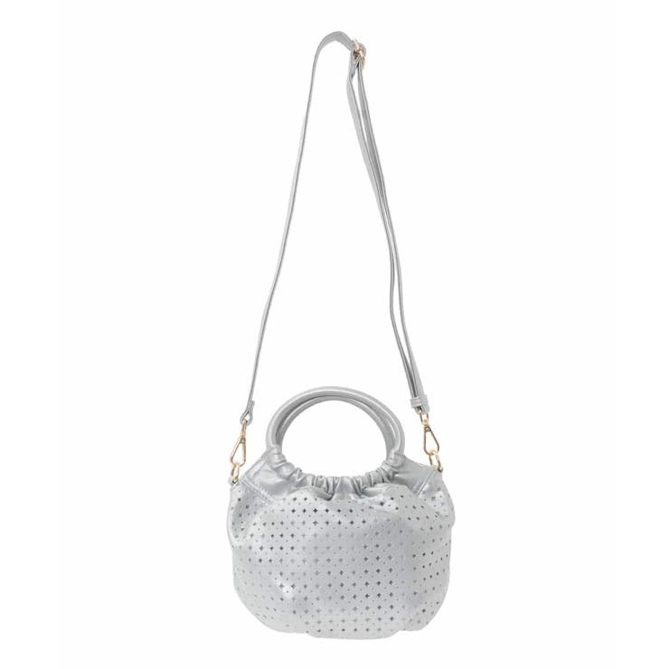 [2WAY]パンチングデザインラウンドミニバッグ | MK MICHEL KLEIN BAG | 詳細画像5 