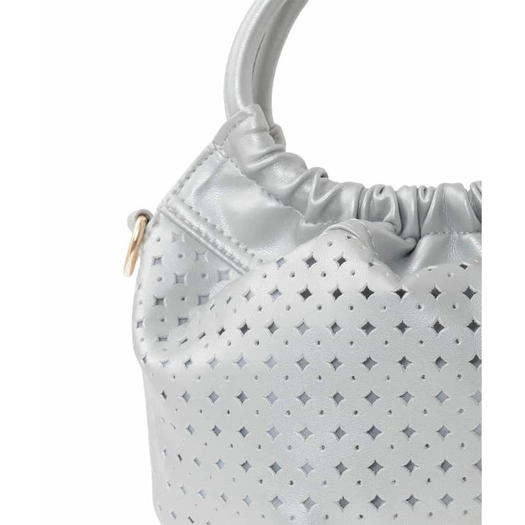 [2WAY]パンチングデザインラウンドミニバッグ | MK MICHEL KLEIN BAG | 詳細画像7 