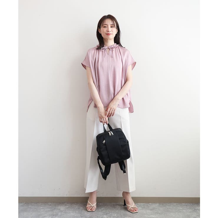 [撥水]フロントタックデザインミニリュック | MK MICHEL KLEIN BAG | 詳細画像18 