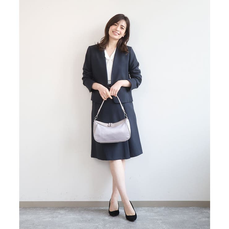[軽量/2WAY]異素材ポイントラウンドショルダーバッグ | MK MICHEL KLEIN BAG | 詳細画像18 