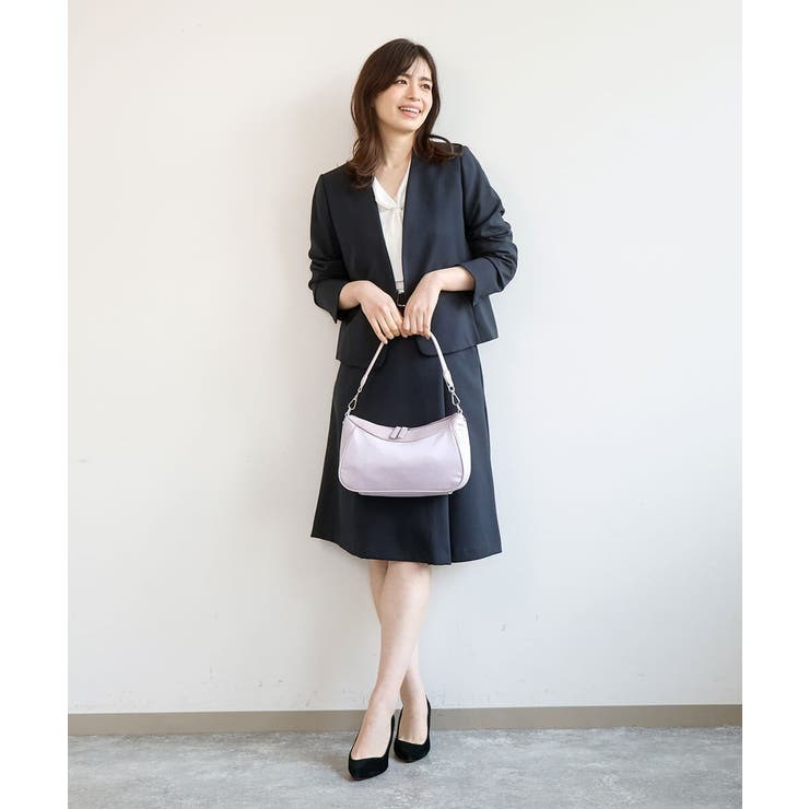 [軽量/2WAY]異素材ポイントラウンドショルダーバッグ | MK MICHEL KLEIN BAG | 詳細画像19 